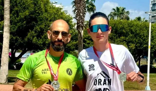 Ares Spor Kulübü Triatletleri Mersin, Yenişehir Triatlonu'nda Başarıya Koştu!