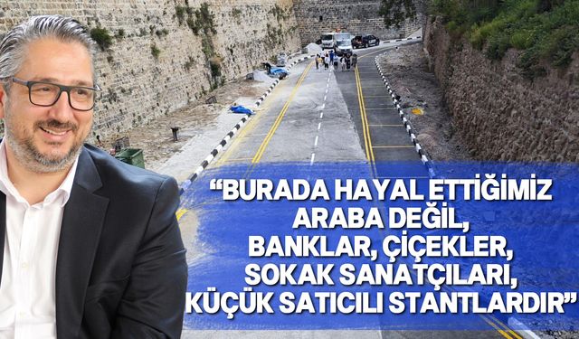 Girne Belediye Başkanı Şenkul, Kale arkası düzenlemeleri ve Karakız Otoparkı ile ilgili bilgi verdi