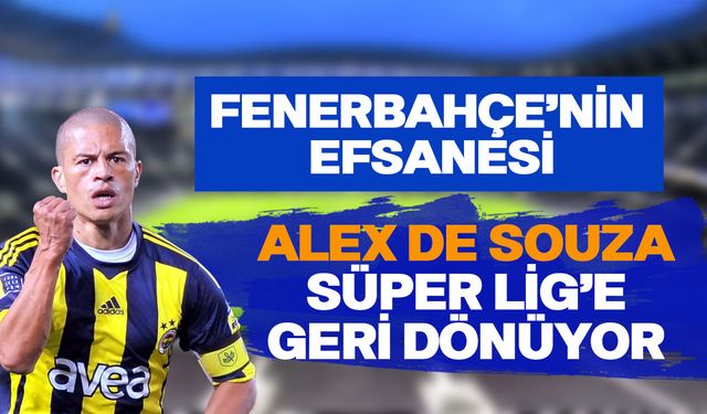 Alex de Souza, Süper Lig'e Antalyaspor'la geri dönüyor