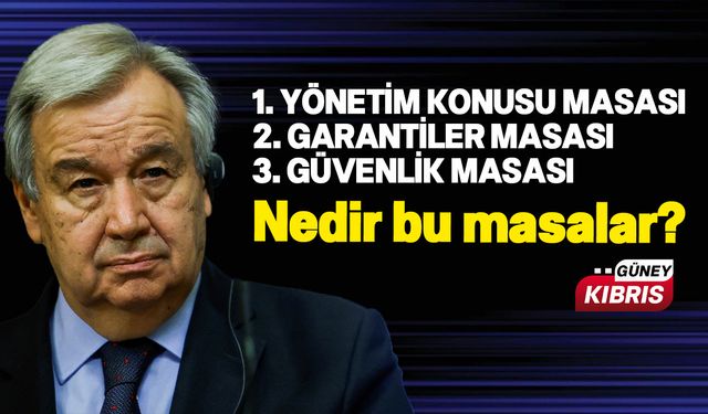 BM Genel Sekreteri Guterres’in üç farklı müzakere masası kurma niyetinde olduğu iddia edildi