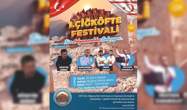 Boğaz Piknik Alanı'nda “1. Çiğ Köfte Festivali” yapılacak