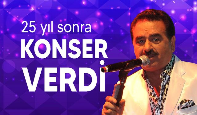 İbrahim Tatlıses  Adana'da konserde duygu dolu anlar yaşadı