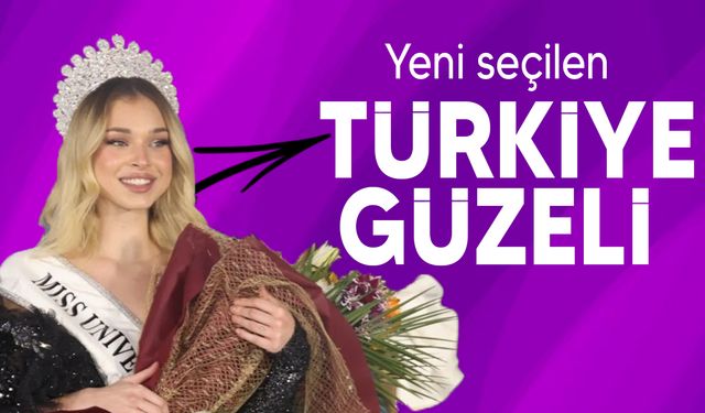 Miss Universe Türkiye'nin birincisi Ayliz Duman oldu