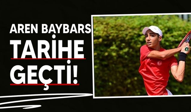 Aren Baybars Davis Cup’ta oynayan ilk Kıbrıslı Türk sporcu oldu!