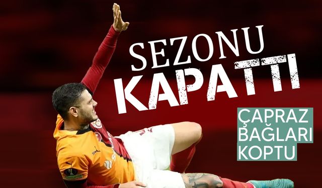 Galatasaray'dan Mauro Icardi açıklaması! Çapraz bağları koptu