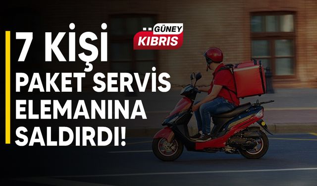 Güney Kıbrıs’ta paket servis elemanına yine saldırı!