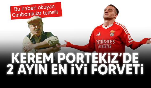 Kerem Aktürkoğlu, Portekiz'de son 2 ayın ayının en iyi forveti seçildi