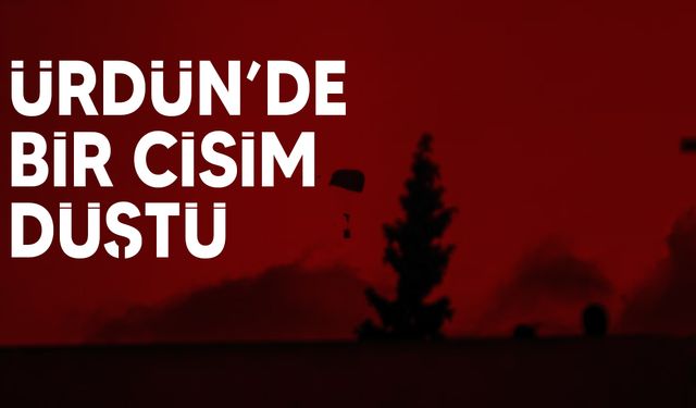 Ürdün ordusu: "Ülkenin güneyine "uçan bir cisim" düştü"