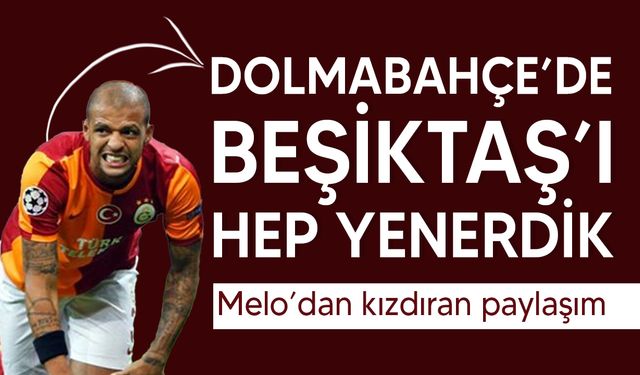 Felipe Melo, Beşiktaş Stadı'nın önünden paylaşım yaptı