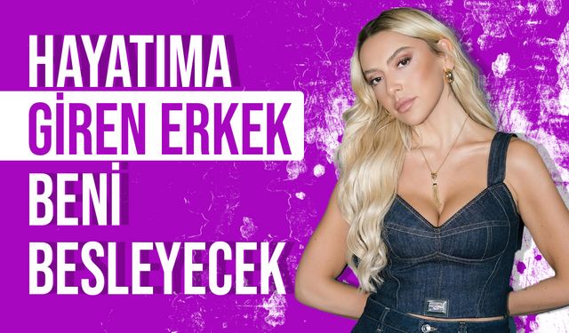 Oynadığı dizinin yönetmeniyle aşk yaşayan şarkıcı Hadise ideal erkeğin tanımını yaptı