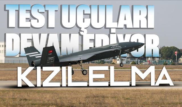 Bayraktar KIZILELMA'nın uçuş testleri devam ediyor