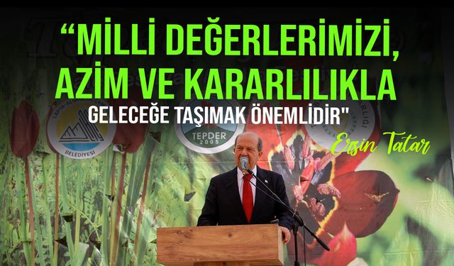 Cumhurbaşkanı Tatar, 17. Tepebaşı Lale Festivali’nin açılışına katıldı