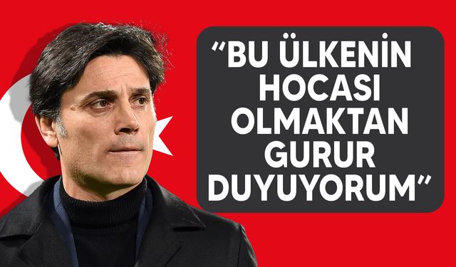 Vincenzo Montella: "Gurur duyuyorum"