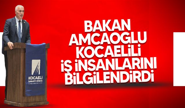 Amcaoğlu Kocaelili iş insanlarına Güvercinlik Sanayi Bölgesi hakkında bilgi verdi
