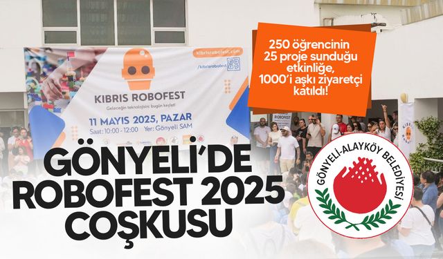 Gönyeli-Alayköy Belediyesi’nin ev sahipliğinde RoboFest 2025 düzenlendi!