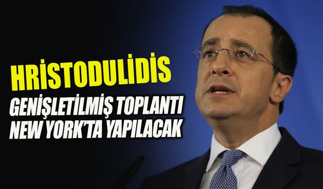 Hristodulidis: Müzakerelerin Yeniden Başlamasına İlişkin Çabayı Sürdürüyoruz