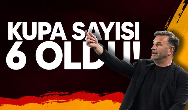 Okan Buruk, 6. kupa sevincini yaşadı!