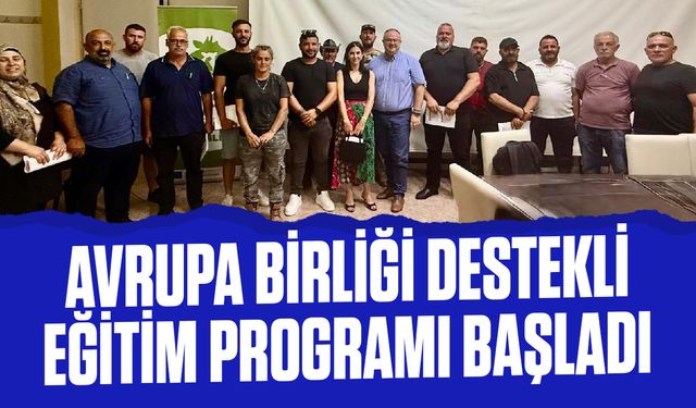 Avrupa Birliği Gıda Güvenliği Projesi iş birliğinde eğitimler başladı