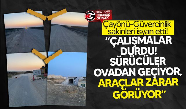 Çayönü-Güvercinlik Yolunda Çalışmalar Durdu: Vatandaşlar Ova Yollarına Mahkûm