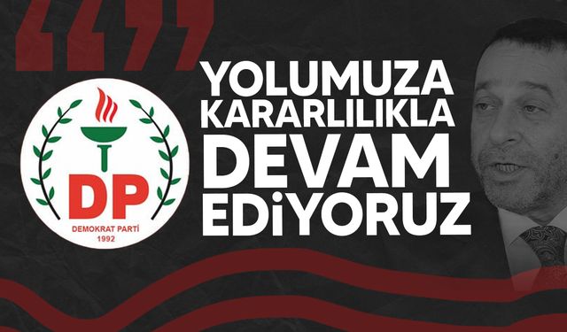 DP’den Serdar Denktaş’a yanıt!