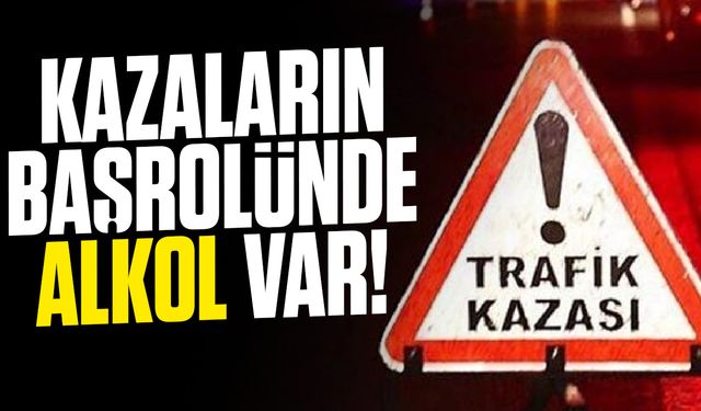 Alkollü sürücüler kazaya neden oldu