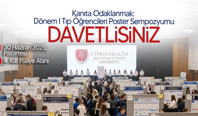 “Kanıta Odaklanmak” temasıyla bilimsel posterler sergilenecek