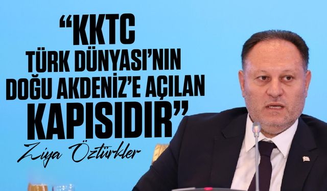 Öztürkler, TÜRKPA 14. Genel Kurulu'nda konuştu