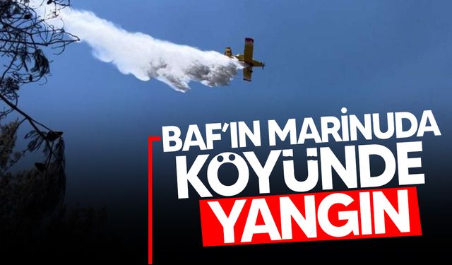 Bir yangın da Baf’ta…