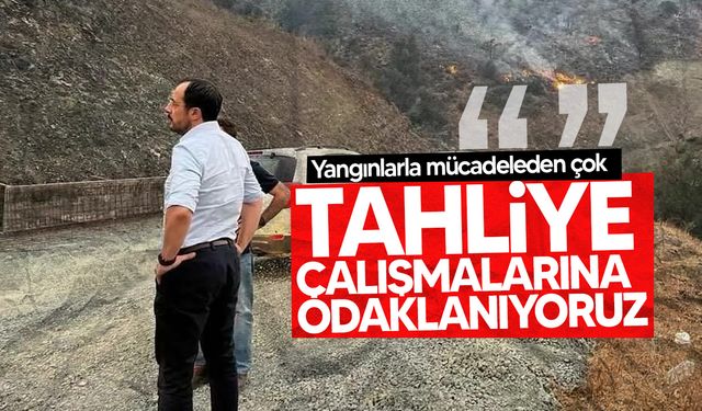 Hristodulidis: "Tahliye çalışmalarına odaklanıyoruz"
