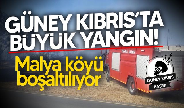 Limasol’da Büyük Yangın: “Malya” Köyü Boşaltılıyor