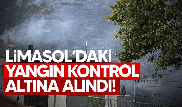 Limasol'dan sevindiren haber: Yangın kontrol altına alındı!