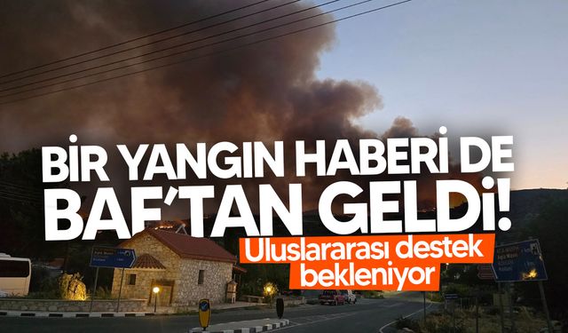 Limasol'un ardından Baf'ta da yangın çıktı!