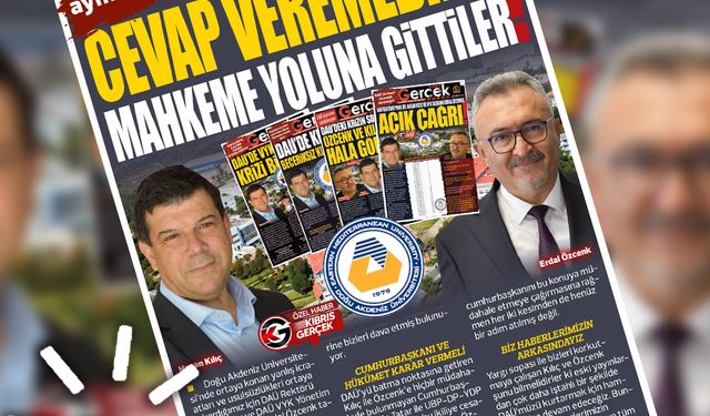 25 EYLÜL 2025 KIBRIS GERÇEK MANŞET