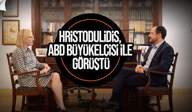 Hristodulidis, ABD Büyükelçisi Davis ile Kıbrıs sorununu görüştü