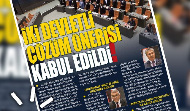 15 EKİM 2025 KIBRIS GERÇEK MANŞET