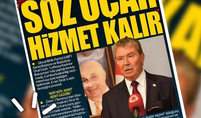 3 EKİM 2025 KIBRIS GERÇEK MANŞET