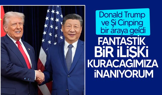 Donald Trump ve Şi Cinping bir araya geldi