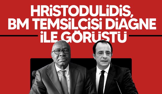 Hristodulidis ile Diagne görüştü: "Müzakerelere yeniden başlamaya hazırız"