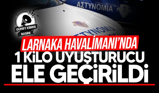 Larnaka Havalimanı’nda Yolcunun Bavulunda 1 Kilo Uyuşturucu Ele Geçirildi