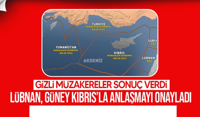 Lübnan, Rum Yönetimiyle Deniz Yetki Alanı Anlaşmasını Onayladı