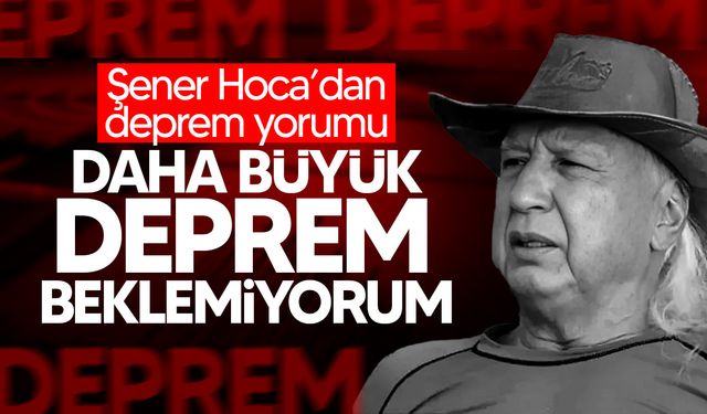 Şener Üşümezsoy'dan Sındırgı depremi için ilk yorum!