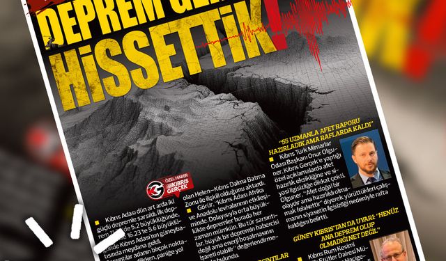 13 KASIM 2025 KIBRIS GERÇEK MANŞET