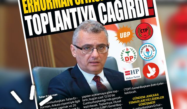 18 KASIM 2025 KIBRIS GERÇEK MANŞET