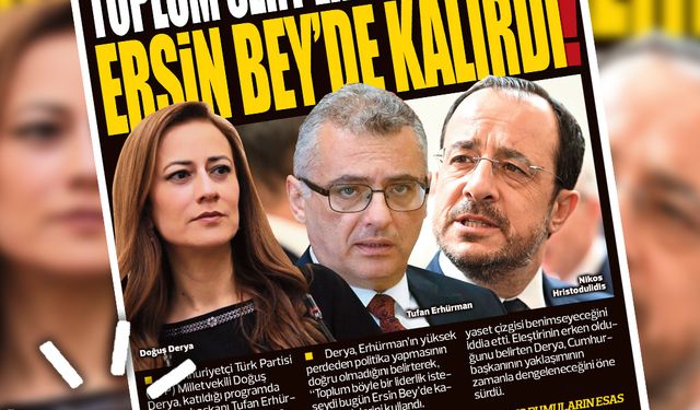 26 KASIM 2025 KIBRIS GERÇEK MANŞET