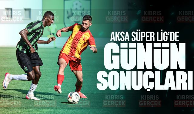 Aksa Süper Lig 8. hafta ilk maçları tamamlandı