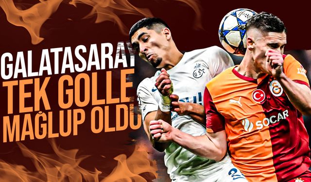 Galatasaray, Union Saint-Gilloise karşısında yenildi