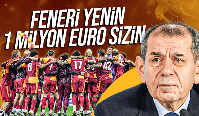 Galatasaray’dan Fenerbahçe Derbisine 1 Milyon Euro Prim Desteği