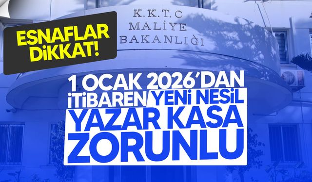 Gelir ve Vergi Dairesi yeni nesil yazar kasa duyurusu!