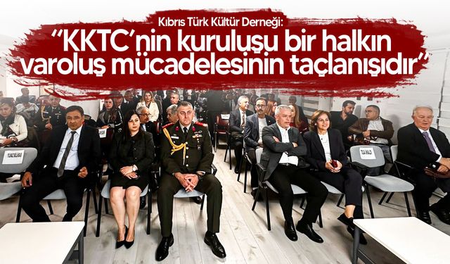 Kıbrıs Türk Kültür Derneği, KKTC’nin 42. kuruluş yıldönümü dolayısıyla mesaj yayımladı