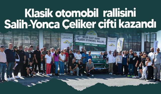 Klasik Otomobil Rallisi’ni Salih Yonca Çeliker çifti kazandı